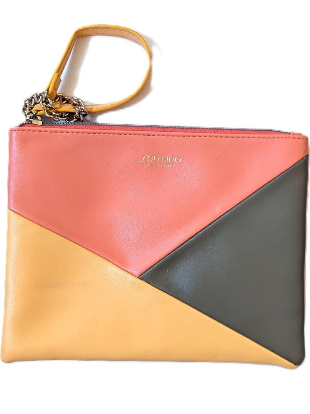 Shiseido Cosmetics Bag Shiseido Colorful Geometric Clutch Cosmetic Makeup Case